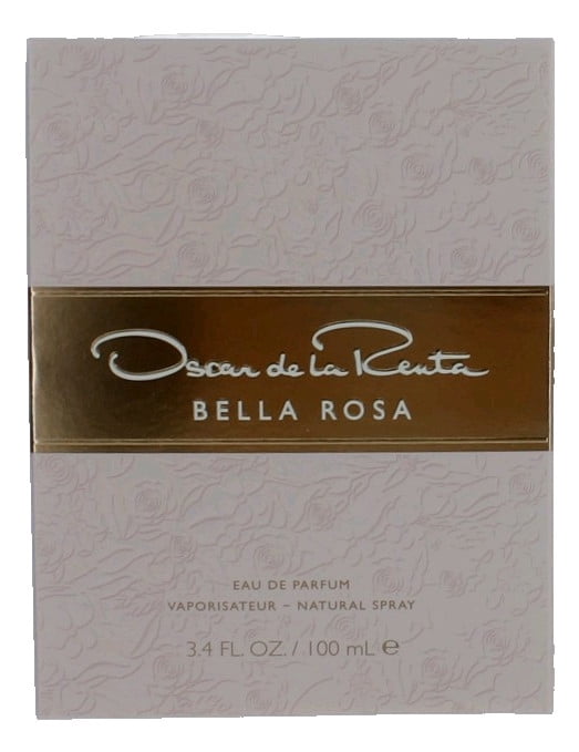 Oscar De la Renta Bella Rosa Eau De Parfum Spray, Perfume for Women, 3.4 Oz