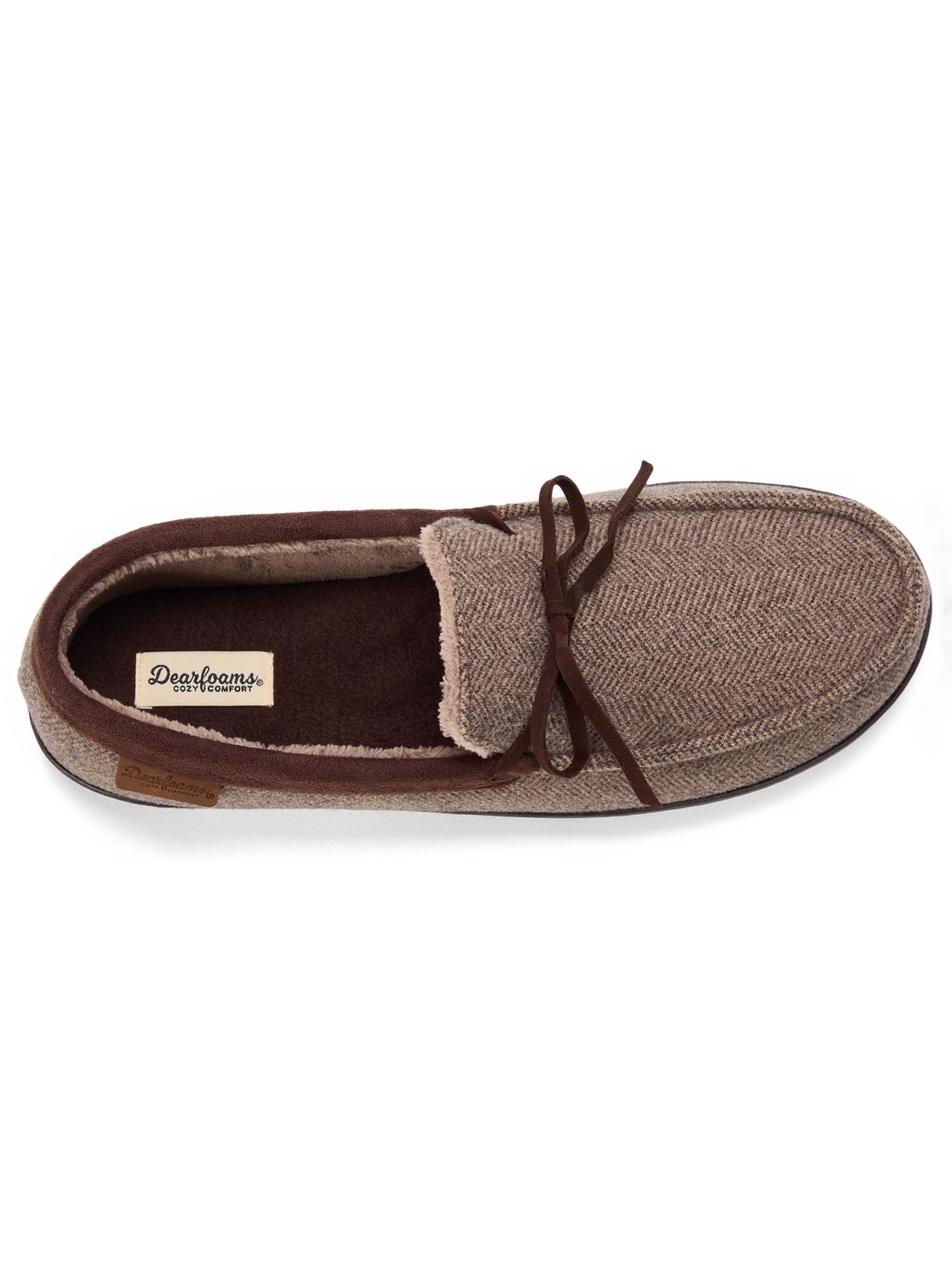 Dearfoams Cozy Comfort Men's Moccasin Slippers