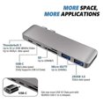 thumbnail image 2 of 6 In 1 Type C Adapter Usb C Hub For Macbook Pro/air M1 M2 2021 2020 2019 2018,mokin Usb C Hub Macbook Pro Accessories, 2 of 4
