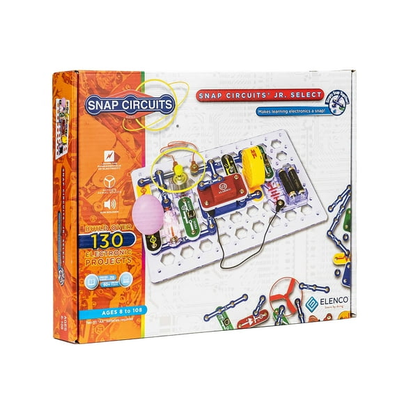 Kit científico Snap Circuits Jr. Seleccione SC-130 Electronics STEM