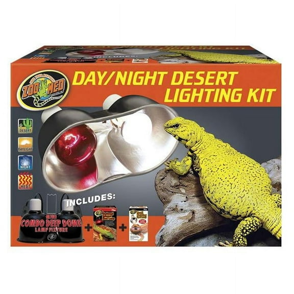Zoo Med 097612322347 Day & Night Desert Lighting Kit