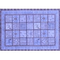 thumbnail image 1 of Ahgly Company Indoor Rectangle Abstract Blue Modern Area Rugs, 7' x 9', 1 of 4