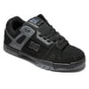 DC Mens Stag Skate Shoe, Adult, Black/Black/Battlesh, 10 M US