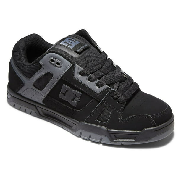 DC Mens Stag Skate Shoe, Adult, Black/Black/Battlesh, 7.5 M US 