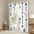 thumbnail image 3 of Manfei Bohemian Aztec Blackout Curtains Set of 2 (52x84 Each) for Adult, Hippie Sheep Skull Window Curtains, Mandala Boho Style Curtains and Drapes, Living Room Curtains Decor, 3 of 6