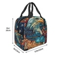 thumbnail image 3 of Disketp Stained Glass Eagle USA Bolsa Térmica para Almuerzo para Hombre y Mujer, Ideal para Trabajo, Senderismo y Picnic, 3 of 8