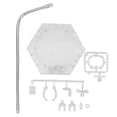 thumbnail image 1 of Support de figurine d'action en ABS et acier inoxydable, stable, pour poupée de 6 pouces, transparent, 1 of 4