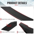 thumbnail image 4 of Ikon Motorsports Trunk Spoiler Fits 2008-2017 Mitsubishi Lancer Sedan 4-Door (EVO X), R Style Gloss Black ABS Plastic Rear Trunk Lid Spoiler Wing Lip, 4 of 7
