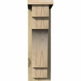 thumbnail image 2 of 6"W x 12"D x 20"H Mediterranean Rough Sawn Corbel w/Backplate, Douglas Fir, 2 of 9