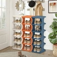 thumbnail image 7 of Mecorevxz Concise Shoe Rack 6 Layer Household Doorway Shoe Storage Rack Dormitory Rental Room Shoe Storage Rack Concise Shelf,Orange, 7 of 7