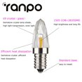 thumbnail image 4 of Cañón de luz de ahorro de energía, bombilla LED de alto brillo de 220V y 110V, E14, E12, G4, G9, COB, 4W, candelabro de cristal para sala de estar y hogar, 4 of 4