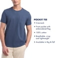 thumbnail image 3 of Camiseta Tommy Hilfiger Big and Tall para hombre gris claro BG-2XL, 3 of 4