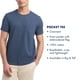 thumbnail image 3 of Camiseta Tommy Hilfiger para hombre, manga corta, cuello redondo, rosa, 3 of 4