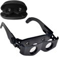 thumbnail image 1 of Binoculares de pesca Gafas Telescopio de aumento para observación de aves Conciertos deportivos TV Adultos Niños Gafas manos libres al aire libre con estuche para gafas, 1 of 5