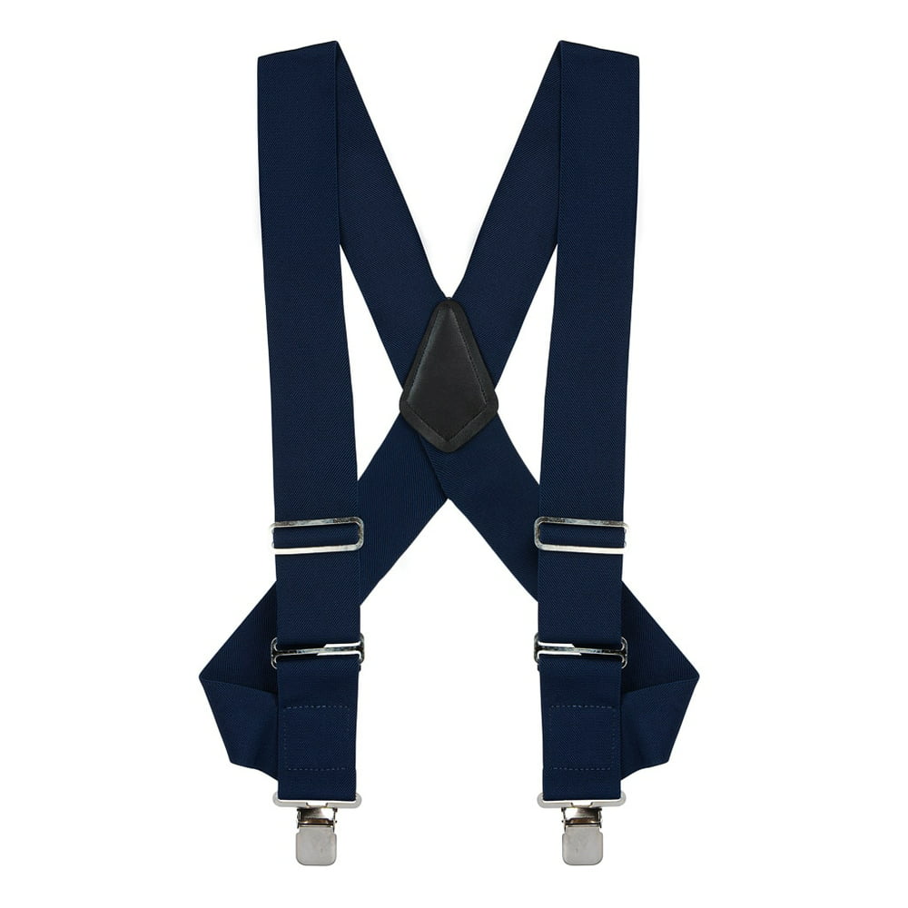 SuspenderStore - Suspender Store 48 IN Navy Blue Side Clip Suspenders ...