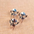 thumbnail image 3 of nipocaio 2Pcs Nordic Pagan Silver Metal Rings, Punk Retro Stainless Steel Couple Ring, 3 of 4