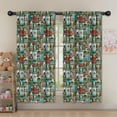 thumbnail image 5 of Blackout Kids Curtains,Multicolor Bigfoot and Text Pattern Childrens Insulated Curtains Set Of 2,Bedroom Essentials,Toddler Room Decor 52x63in(132x160cm), 5 of 5