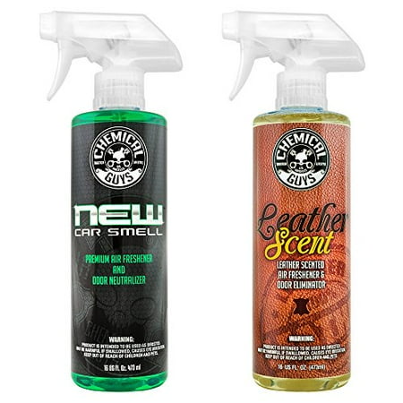 Chemical Guys - New Car Scent & Leather Scent Combo Pack (16 oz) (2