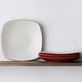 thumbnail image 2 of Noritake Colorwave Raspberry Set of 4 Square Dinner Plates, 2 of 6