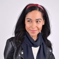 thumbnail image 6 of Solid Color Fleece Unisex Winter Scarf (Navy), 6 of 7