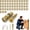 50Set, variant on 6×14mm Short Expansion Screw Set for Cabinet Hinge Repair & Stripped Thread Restoration, with Wall Anchors & Screws, Fits 6mm Drill Holes, for Wood, Drywall, Tile, Stone (30Set)