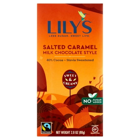 Lily's Milk Chocolate With Stevia Caramelized & Salted