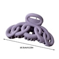 thumbnail image 4 of Large Hair Clip for Women - Durable Plastic Hair Claw with Strong Grip, Sweet & Attractive Design for Parties, Proms, Festivals, Cosplay - 10.5cm Hair Accessory for All Hair Types, 4 of 5
