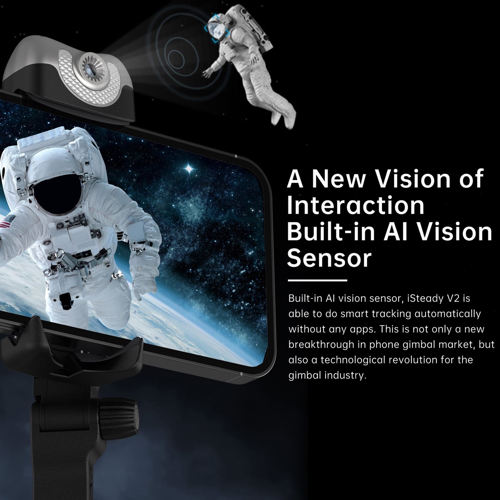 Buy Hohem iSteady V2 3- AI Smart Tracking Palm Gimbal Handheld ...