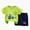 Boys Set01 Light Green, variant on Infant Toddler Baby Boy Clothes 2pcs Round Neck Short Sleeve T-Shirt Top Cute Elephant Pattern Pocket Shorts Outfits Kaprioy Baby Clothes Boy