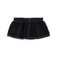 thumbnail image 1 of Captiva - Parte inferior de natación con falda con costuras en contraste para mujer, negro, pequeño Captiva Falda, 1 of 2
