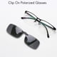 thumbnail image 3 of 2X Polarized Lente de Gafas de Sol Clip de Lentes Unisexo Verde Oscuro, 3 of 5