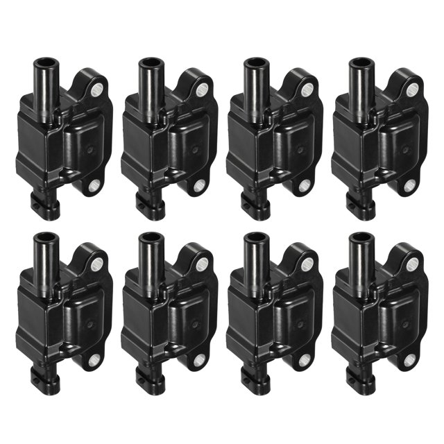 Unique Bargains 8 Pcs Automotive Ignition Coil Pack Replacement Fit for GMC Yukon 2007-2014 Black