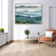 thumbnail image 2 of Cuadro Decorativo - Vista de la montaña brumosa Jr  Impresión en canvas, estrechado, 2 of 2