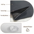 thumbnail image 6 of Gray Gradient Washable Area Rug 2x6 Low-Profile Area Rugs with Non Slip Backing Indoor Floor Carpet for Entrance Living Room Bedroom Home Office, 6 of 9