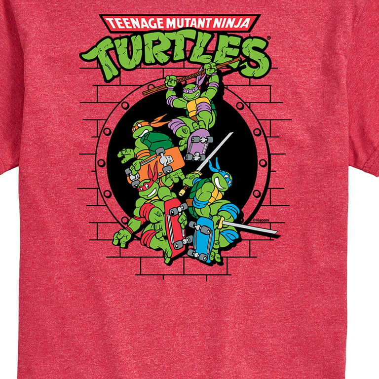 Teenage Mutant Ninja Turtles - Sewer Skateboard - Men's Short Sleeve  Graphic T-Shirt 