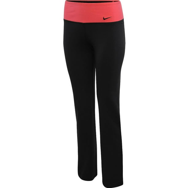 Tropical Analgésico deletrear Nike Women's Legend 2.0 Slim Fit Athletic Training Pants Pink Black -  Walmart.com