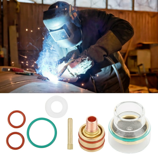 Tig Welding Kit Tig Welding Kit Glass, Copper, Rubber Tfm53Ncn Tig Welding Kit Tig For Torch Welding For Torch Glass Cup Collet For Wp9 Wp20