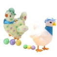 thumbnail image 3 of Pollo loco electrónico de peluche de juguete eléctrico divertido cantando bailando poniendo huevos gallinas para muñeca música, 3 of 4