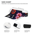 thumbnail image 3 of Fuzoiu Dancing Skeletons Floral Garden Print Adult Sunscreen Visor Cap,Adjustable Summer Cap for Men Women,Unisex Running Outdoor Beach Hat, 3 of 7