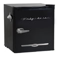thumbnail image 1 of Frigidaire 1.6 Cu. ft. Retro Mini Fridge with Side Bottle Opener, Compact Refrigerator with Freezer Compartment, Black, 1 of 2