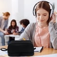 thumbnail image 5 of Lápiz con Gran Capacidad Lápiz 3 Compartimentos para Niños Niñas Lápiz Portátil Escuela para Estudiantes Adultos Mujeres Escuela y Maquillaje de Oficina, Púrpura, Bolsa de Cosméticos, 5 of 5