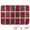 Red Checked-1, variant on Unique Bargains Floral Bath Mat Checked Washable Bath Carpet for Bathroom Floor Red Yellow-1 16"x24"