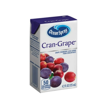 Ocean Spray Juice Drink, Cranberry Grape Juice, 4.23 Fl Oz, 40 (Best Cake E Juice)