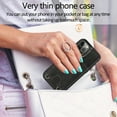 thumbnail image 5 of Crossbody Phone Case for iPhone 13 Pro(6.1") 2021, Allytech PU Leather Back Card Holder Detachable Lanyard Adjustable Strap Drop Protection Purse Slim Bag Case for iPhone 13 Pro 2021, Black, 5 of 6