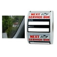 thumbnail image 3 of 100pcs / roll Oil Change Maintenance Stickers Low-Tack Windshield Stickers, 3 of 8