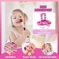 thumbnail image 4 of Set de tocador de maquillaje Townley Girl Barbie con espejo iluminado, 4 of 9