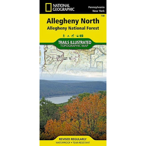 National Geographic Trails Illustrated Map: Allegheny North Map [Allegheny National Forest] (Other)