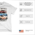 thumbnail image 6 of Shelby Cars Sketch T-shirt Mustang Racing American Muscle Car GT500 Cobra Performance Powered by Ford Men's Tee, 6 of 7