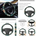 thumbnail image 4 of Uorisanigo Aztec Tribal 10 Pack Car Seat Covers Sets Auto Seat Belt Cover Water Cup Pad Steering Wheel Cover Chapstick Holder Comfortable All-Season Universal Cars Accessories for Car SUV, 4 of 7