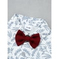 thumbnail image 6 of CARETOO Toddler Boy Clothes Suit Formal Dress Shirt Bowtie Vest Suspender Pants Gentleman Outfits, 6 of 19